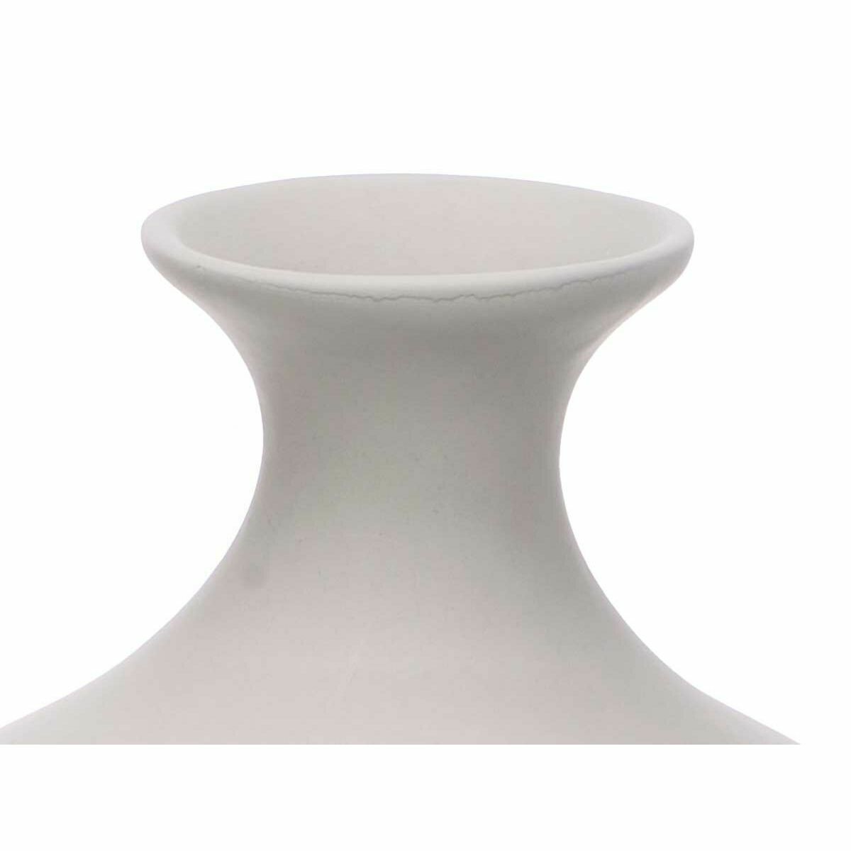 Vaso Gift Decor Grigio Ceramica Righe 19 x 31 x 19 cm (4 Unità)