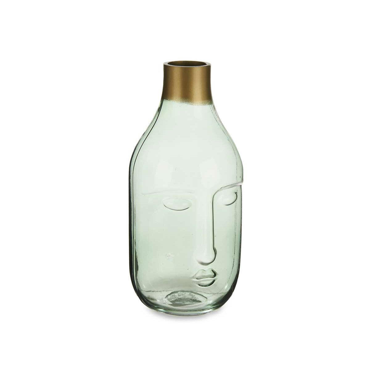 Vaso Gift Decor Verde Vetro Viso 11 x 24,5 x 12 cm (6 Unità) - Image 2
