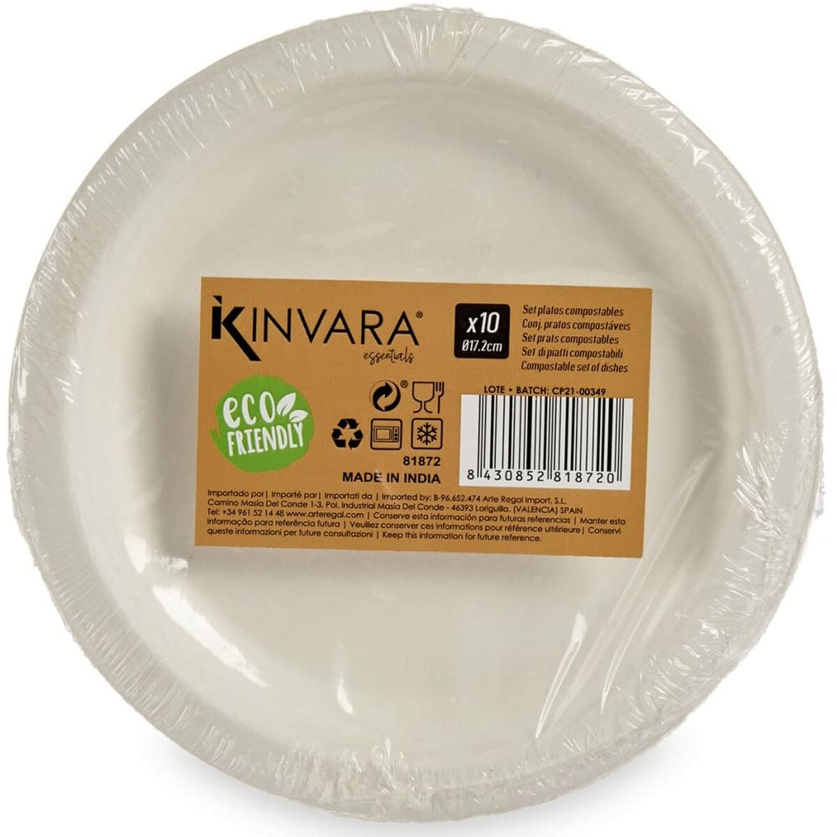 Set di piatti Kinvara Compostabile - Image 3