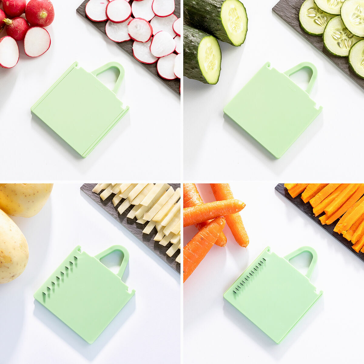 Mandolina Tagliaverdure Pieghevole 5 in 1 Slichen InnovaGoods - Image 6