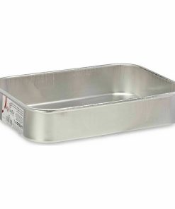 Teglia Kinvara Argentato Alluminio Ø 18 cm 26 X 5 X 19 CM 19 x 5 x 26 cm (12 Unità)