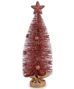 Albero di Natale Rosa 13 x 41 x 13 cm (12 Unità)