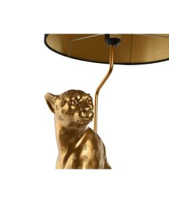 Lampada da tavolo Home ESPRIT Nero Dorato 33 x 33 x 78,5 cm