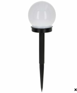 Picchetto solare da giardino Aktive Plastica 10 x 34 x 10 cm (24 Unità)