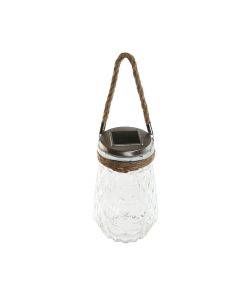 Decorazione luminosa Home ESPRIT Trasparente Argentato 11 x 11 x 18 cm