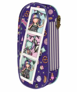 Astuccio Scuola Gorjuss Up and away Viola (10 x 23 x 6 cm)
