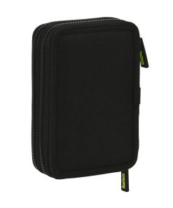 Astuccio Doppio Real Betis Balompié Nero Lime 12.5 x 19.5 x 4 cm (28 Pezzi)