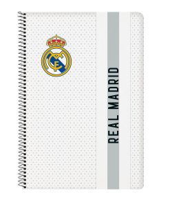 Agenda Real Madrid C.F. Bianco Grigio A4 80 Pagine