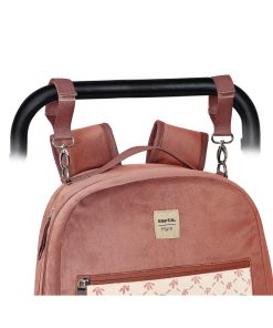 Zaino Accessori Neonato Safta Marsala Rosa (30 x 43 x 15 cm)
