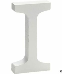 Decorazione da Parete Pincello 2 x 16 x 14,5 cm Lettera I (24 Unità)