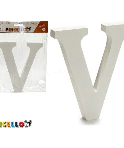 Lettera Pincello 1,8 x 21 x 17 cm Lettera V (12 Unità)