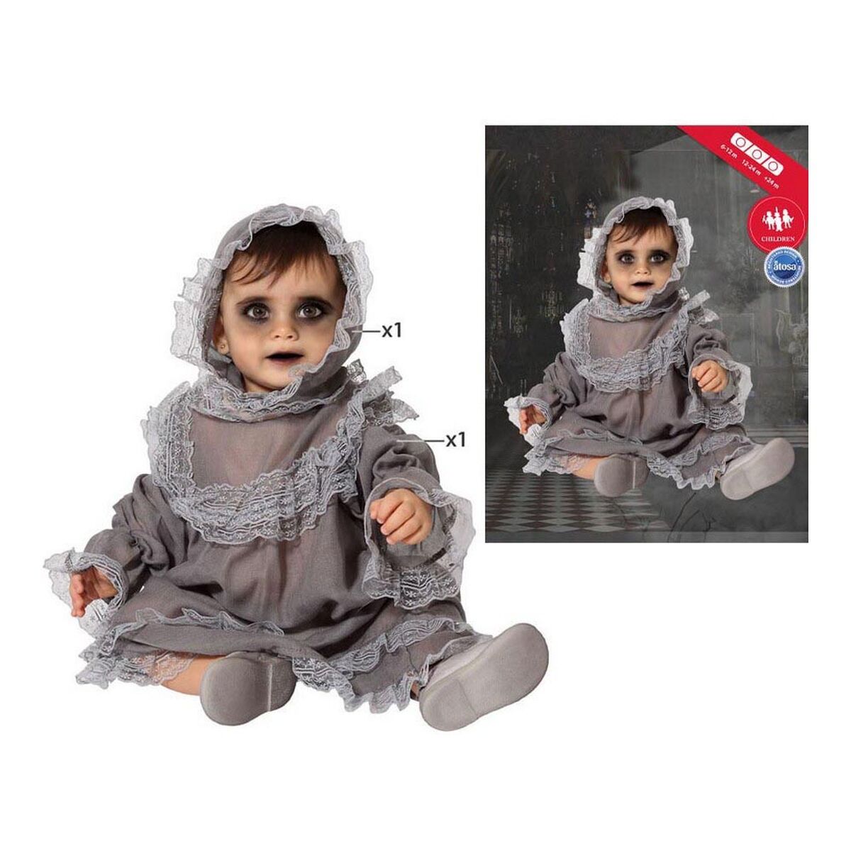 Costume per Neonati Halloween Taglia:Taglia - 24 Mesi