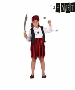 Costume per Bambini Th3 Party Multicolore Pirati (3 Pezzi) Taglia:7-9 Anni