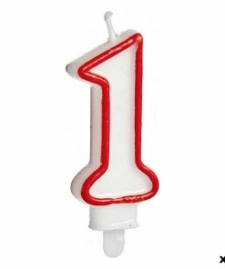 Candela Compleanno Numeri 1 (12 Unità)