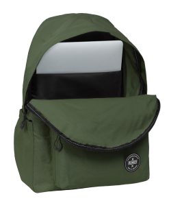 Zaino per Portatile Munich Khaki Cachi 31 x 43 x 13 cm