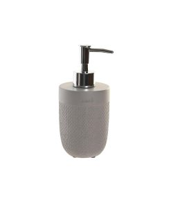 Dispenser di Sapone DKD Home Decor Grigio Cemento polipropilene
