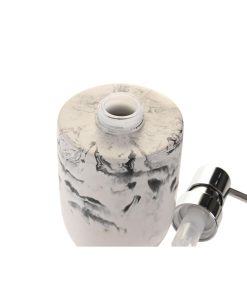 Dispenser di Sapone DKD Home Decor Nero Cemento Bianco