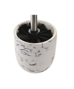 Scopino per il Bagno DKD Home Decor Nero Cemento Bianco 10 x 10 x 36 cm