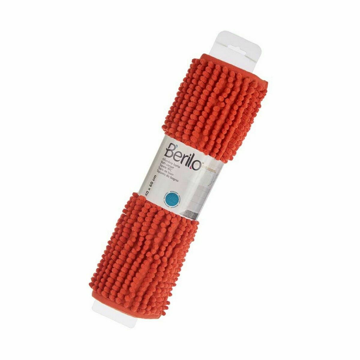 Tappeto da bagno Berilo Arancio 60 x 40 x 2 cm 11 x 11 x 47 cm (12 Unità) - Image 4