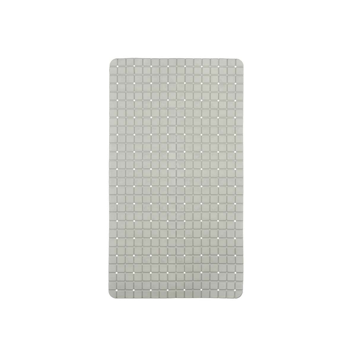 Tappetino Antiscivolo da Doccia Berilo Grigio PVC 67,7 x 38,5 x 0,7 cm Quadri (6 Unità) - Image 3