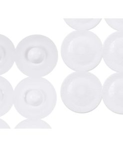 Tappetino Antiscivolo da Doccia Berilo Bianco PVC 6 x 38 x 6 cm 68 x 36 x 1 cm 68 x 1 x 36 cm (6 Unità)