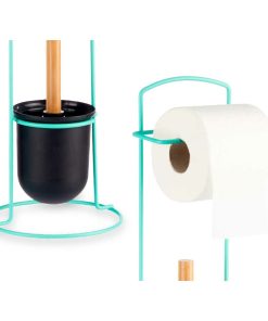 Portarotolo di Carta Igienica Berilo Menta 17 x 57 x 16,5 cm (6 Unità)