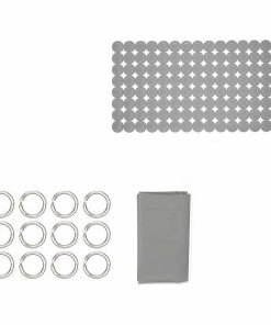 Set da Bagno Berilo Grigio PVC Polietilene EVA 28 x 42 x 6 cm (12 Unità)