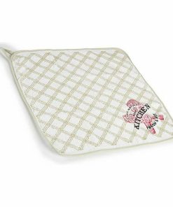 Panno da Cucina Kinvara Bianco Verde 50 x 0,3 x 50 cm (12 Unità)