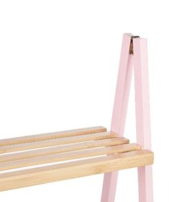 Scaffale da Bagno Berilo Rosa Naturale 40,3 x 81,5 x 30 cm