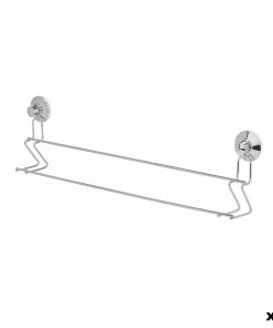 Portasciugamani Berilo Metallo Acciaio ABS 54 x 15 x 6,5 cm Doppia (12 Unità)