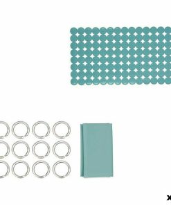 Set da Bagno Berilo Verde PVC Polietilene EVA 28 x 42 x 6 cm (12 Unità)