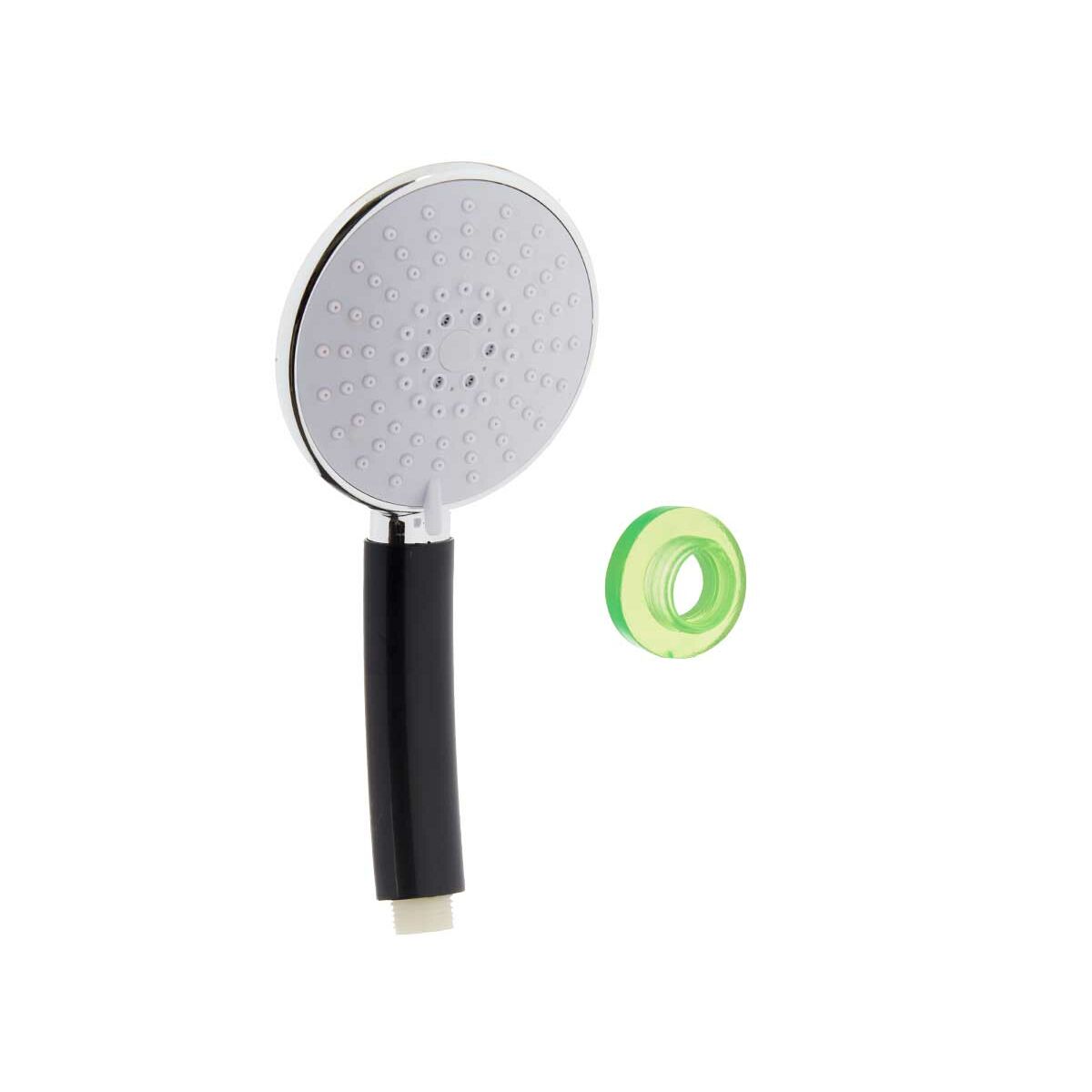 Soffione Berilo Nero Metallo 10,5 x 24 x 5 cm (12 Unità)