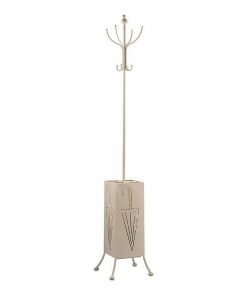 Appendiabiti ?S3609674 Portaombrelli Metallo Crema (34 x 188 x 34 cm)