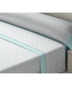Set di Lenzuola D'Or LAVANDA Verde Singolo Franela
