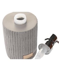 Dispenser di Sapone DKD Home Decor Grigio Cemento polipropilene