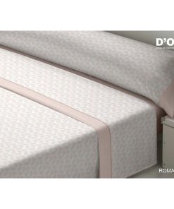 Set di Lenzuola D'Or ROMA Rosa Ala francese Franela
