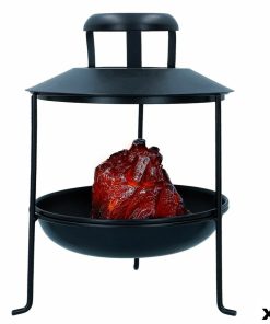 Braciere Ambients Luce LED Carbone Decorativo 22 x 30 x 22 cm (2 Unità)