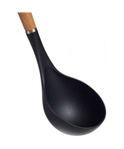 Mestolo Kinvara legno di faggio 8 x 3 x 32,5 cm Marrone Nero