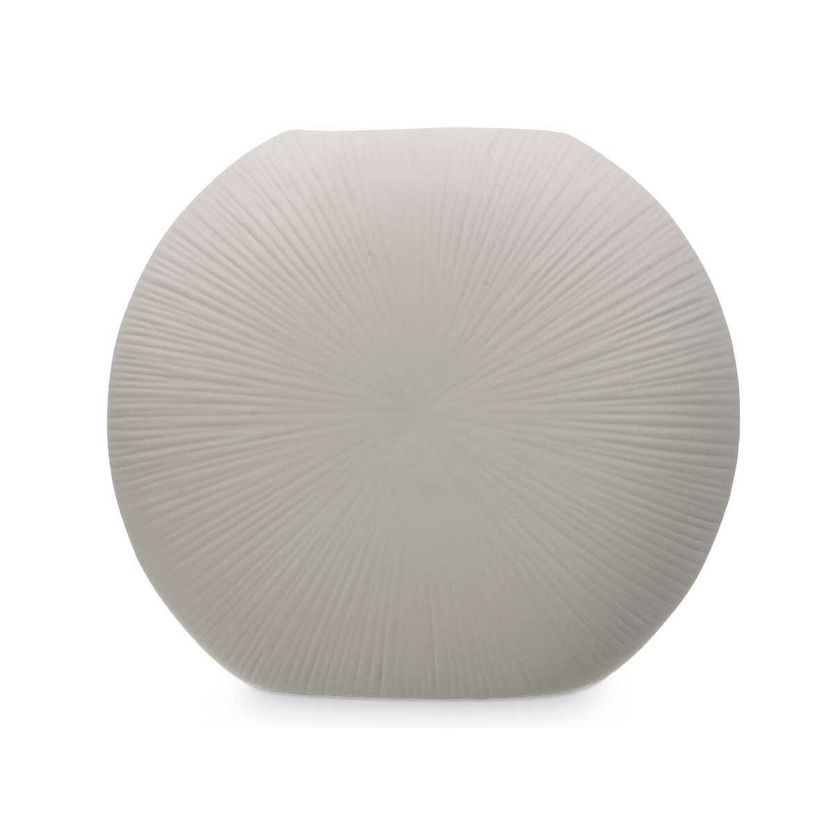 Vaso Gift Decor Grigio Ceramica Circolare 36 x 34 x 16 cm (2 Unità) - Image 3