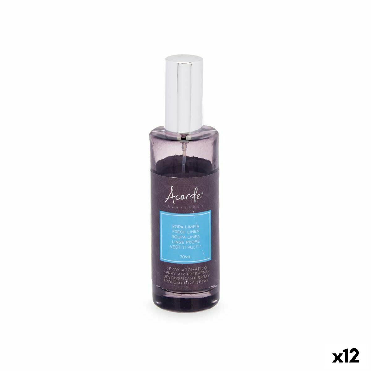 Diffusore Spray Per Ambienti Acorde Vestiti Puliti 70 ml (12 Unità) - Image 2