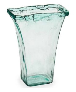 Vaso Gift Decor Trasparente Cristallo Vetro riciclato 27 x 34,5 x 14 cm (2 Unità)