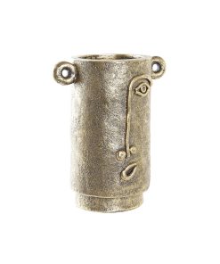 Vaso DKD Home Decor Viso Dorato Moderno (29 x 19,5 x 36 cm)