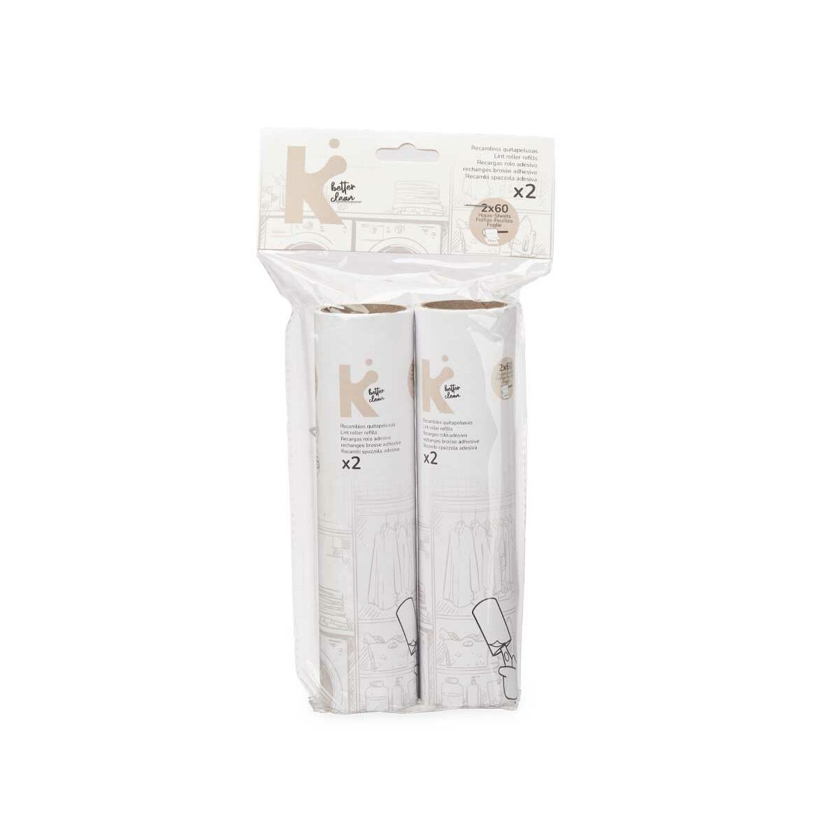 Levapelucchi Bianco 19 cm 14 x 27 x 4,5 cm Ricambio (12 Unità) - Image 4