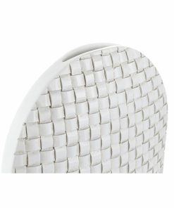Vaso DKD Home Decor Bianco Resina Moderno (30 x 10 x 45 cm)