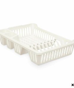 Scolapiatti da Lavandino Kinvara Bianco 40 x 8 x 29,5 cm (24 Unità)