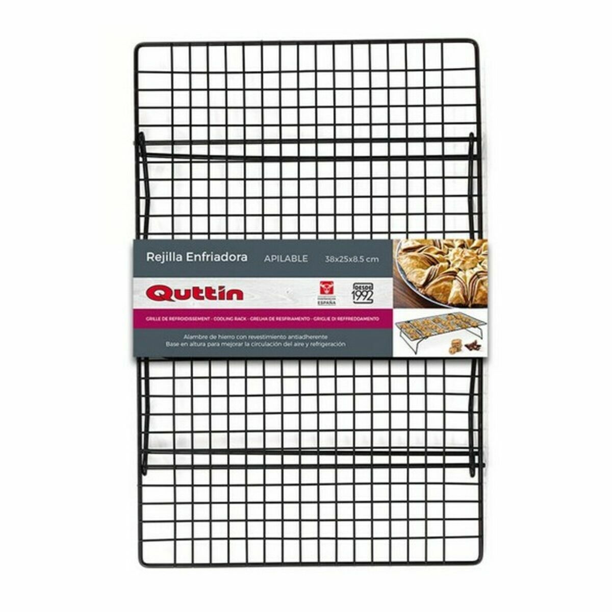 Griglia Raffreddante Quttin 105016 38 x 25 x 8,5 cm