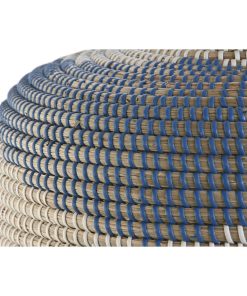 Vaso DKD Home Decor Azzurro Naturale Mediterraneo 40 x 40 x 48 cm