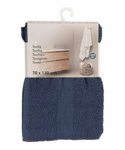 Telo da bagno Berilo Azzurro 80 % cotone 20 % Poliestere 70 x 0,5 x 130 cm 35 x 1 x 20 cm (3 Unità)