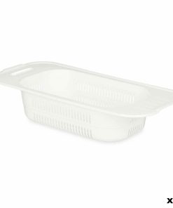 Scolapasta Kinvara Bianco Plastica 47 x 9,5 x 22 cm (24 Unità)