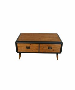 Tavolino da Caffè DKD Home Decor Metallo Abete 97 x 56 x 45 cm